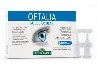 Gocce oculari monodose oftalia 2 strip da 5 fiale da 0,5 ml
