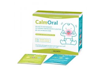 Calmoral 10 salviette detergenti + 10 salviette lenitive protettive