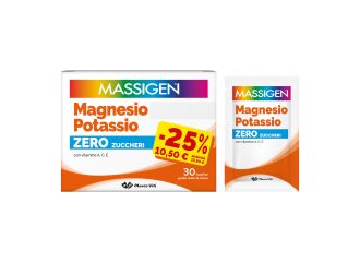 Massigen magnesio potassio zero zuccheri 30 bustine promo