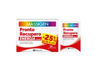 Massigen pronto recupero plus 26 bustine promo