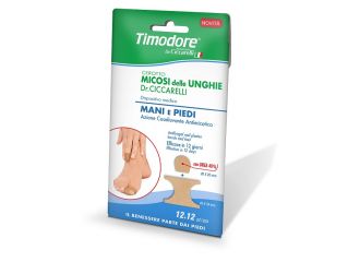 Cerotto timodore per micosi unghie mani e piedi 12 + 12 pezzi