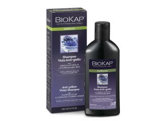 Biokap bellezza shampoo viola antigiallo 200 ml biosline
