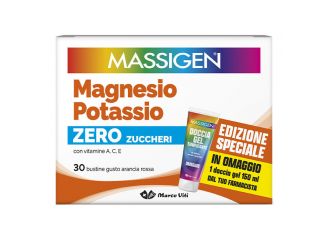 Massigen magnesio potassio senza zucchero 30 bustine edizione speciale 2025