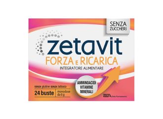 Zetavit forza e ricarica 24 bustine 6 g