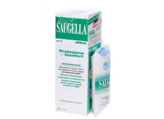 Saugella protezione&comfort bundle 1 attiva 250 ml + 3 assorbenti interni regular in omaggio + gadget stickers motivazionali