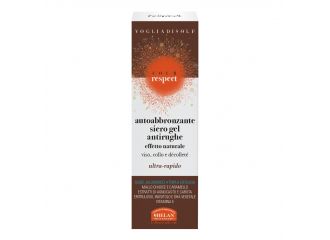 Voglia di sole four respect siero gel antirughe autoabbronzante naturale uniformante 30 ml