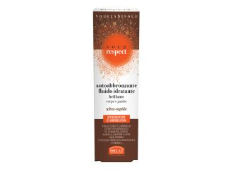 Voglia di sole four respect fluido idratante brillante autoabbronzante naturale acceleratore uniformante 100 ml