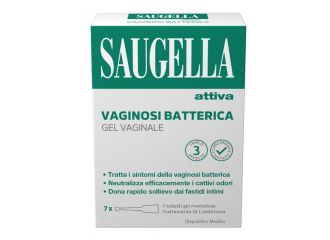 Saugella attiva vaginosi batterica gel vaginale 7 tubetti monodose