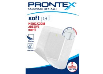 Medicazione adesiva sterile prontex soft pad 10x12,5 cm 5 pezzi