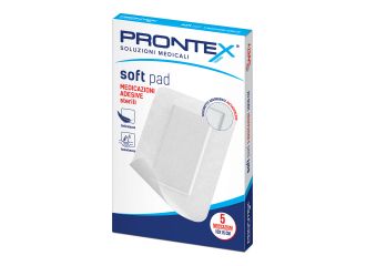 Medicazione adesiva sterile prontex soft pad 10x15 cm 5 pezzi