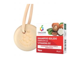 Vitamina b5 shampoo solido 80 g colours of life