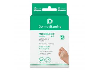 Dermovitamina micoblock verruche patch 16 pezzi