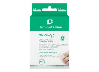 Micoblock onicomicosi patch cerotto anti micotico 12 pezzi
