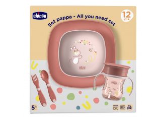 Chicco set pappa 12m+ rosa