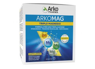 Arkomag triplo magnesio 20 bustine