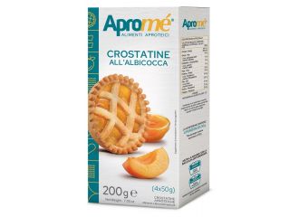 Aprome' crostatine albicocca 4 pezzi da 50 g