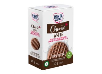 Bonta' vostra cho-in white biscotto a cialda 4 pezzi da 15 g