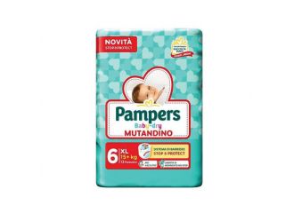Pampers baby dry pannolino mutandina extra large small pack 13 pezzi