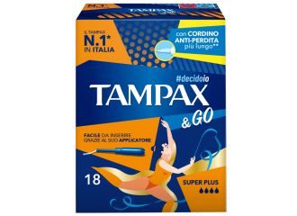 Tampax &go super plus 18 pezzi
