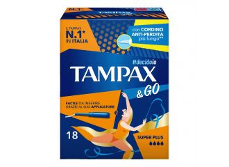 Tampax &go super plus 18 pezzi