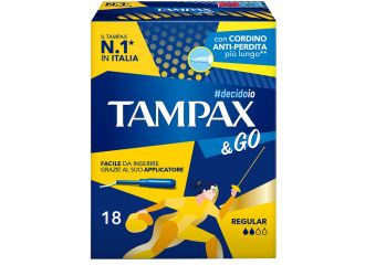 Tampax &go regular 18 pezzi