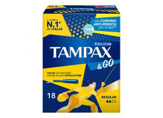 Tampax &go regular 18 pezzi