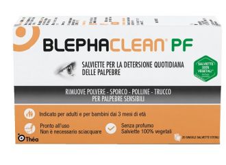 Blephaclean pf salviette detersione quotidiana palpebre 20 pezzi senza profumo