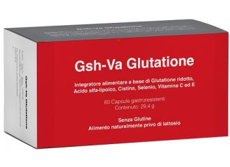 Gsh-va glutatione 60 capsule gastroresistenti da 490 mg
