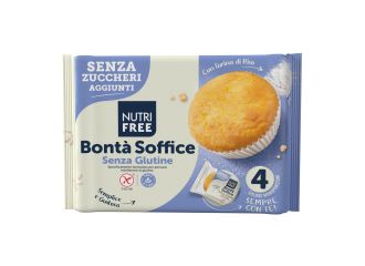 Nutrifree bonta' soffice senza zuccheri aggiunti 4 pezzi da 35 g