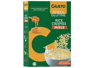 Giusto senza glutine rice crispies miele 200 g