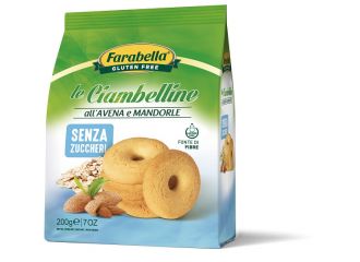 Farabella ciambelline senza zucchero all'avena e mandorle 200 g