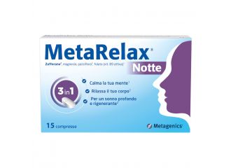 Metarelax notte 15 compresse