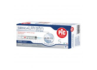 Siringa ultrafin 5 ml gauge 23 1/4 10 pezzi