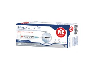 Siringa ultrafin 2,5 ml gauge 23 1/4 10 pezzi