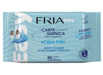 Fria easy carta igienica acqua pura effetto calmante 50 salviette