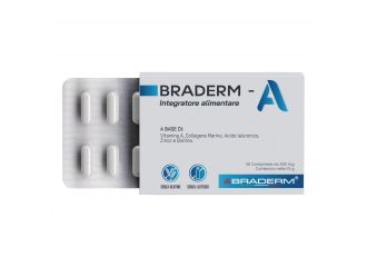 Braderm a 30 compresse 500 mg senza glutine senza lattosio