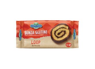 Happy farm loop nocciola 6 pezzi da 36 g