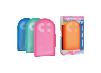 Curasept travel arancio 1 spazzolino + 1 dentifricio 20 ml + 3 picks