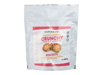 Supernova crunchy biscuits lampone e cocco 200 g