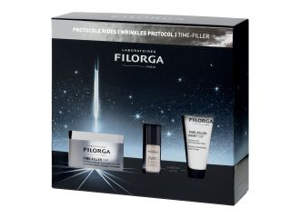 Filorga xmas coffret time filler 5xp 2025 1 time filler 5xp crema 50 ml + 1 time filler intensive 5xp 5 ml + 1 time filler night 5xp 15 ml