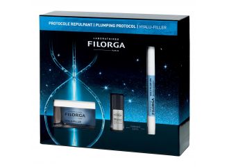 Filorga xmas coffret hyalu filler 2025 1 hyalu filler crema 50 ml + 1 nced revitalize serum 5 ml + 1 hyalu filler lips 4 ml