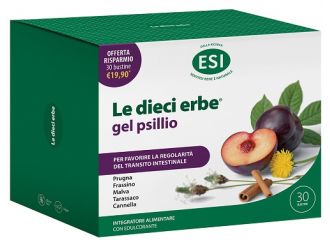 Esi le dieci erbe gel psillio 30 bustine