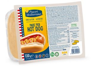 Piaceri mediterranei pane hot dog 130 g