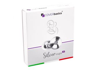 Paracapezzoli in argento coverbasics silver cups uni 2 pezzi