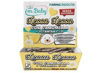 I'm baby lecca lecca camomilla senza zucchero dispenser 200 pezzi