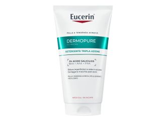 Eucerin dermopure clinical detergente tripla azione 150 ml