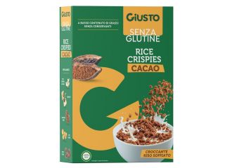 Giusto senza glutine rice crispies cacao 200 g