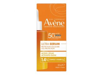 Eau thermale avene solare ultra siero attiva la luminosita' spf50+ 30 ml