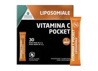 Vitamina c lipos pocket 30 stick da 2 g
