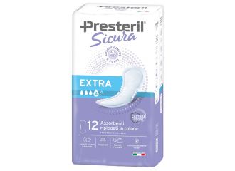 Presteril sicura assorbente incontinenza extra 12 pezzi